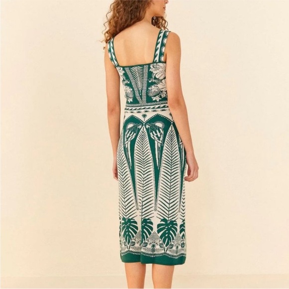 Farm Rio Knit Dress Macaw Elegance NWT Size XL - Picture 3 of 6